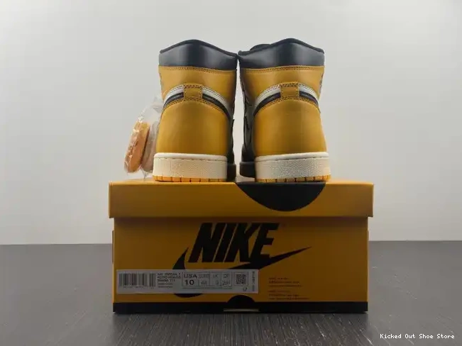 Kick Theory Yellow 555088-711 OG High 1 Air Toe Jordan 0603
